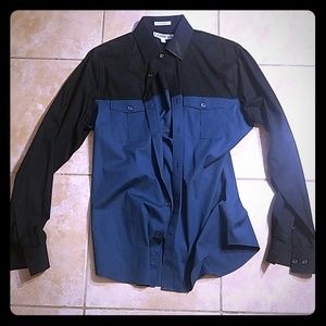 Express Extra Slim Fit Casual Button Up Shirt